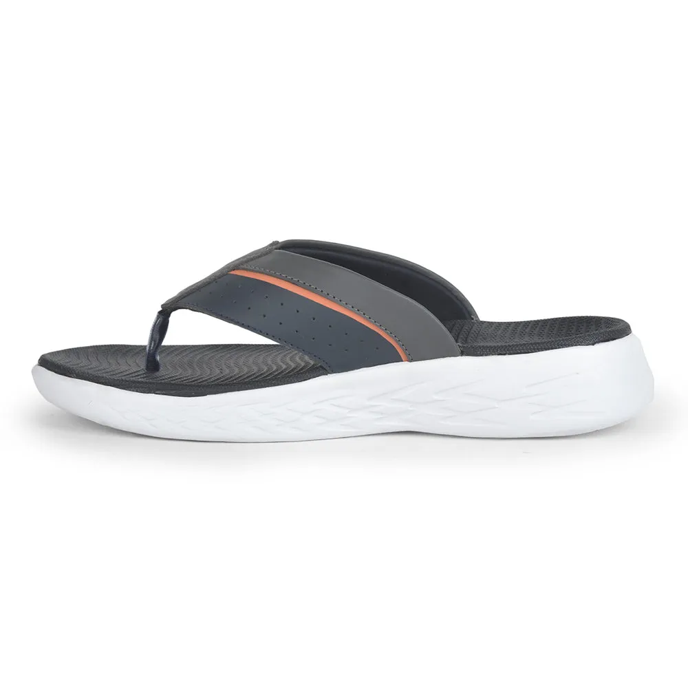 A-HA Casual Grey Flip Flop For Men IMPACT-175 By Liberty