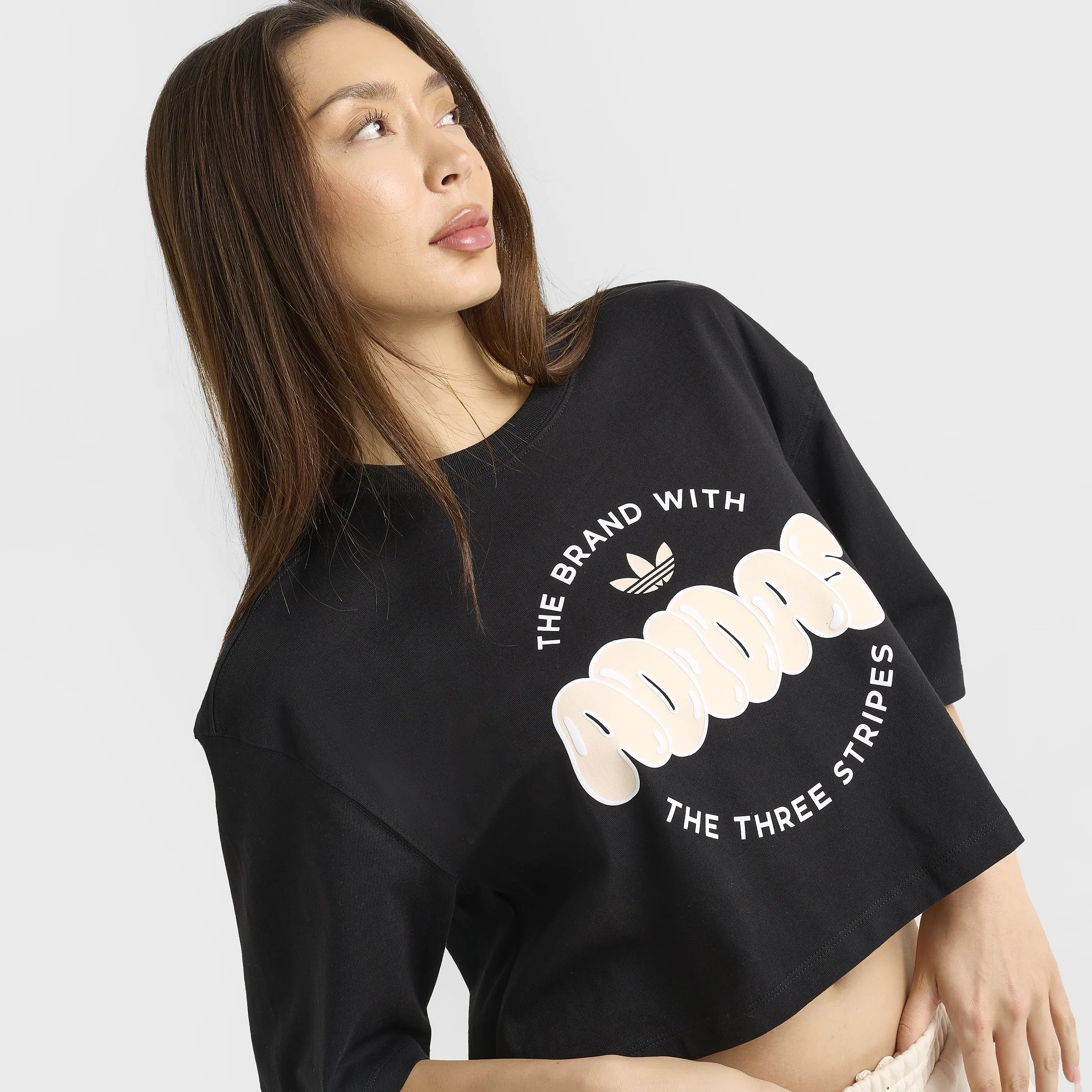 adidas Women's Essentials Crop Tee / Black