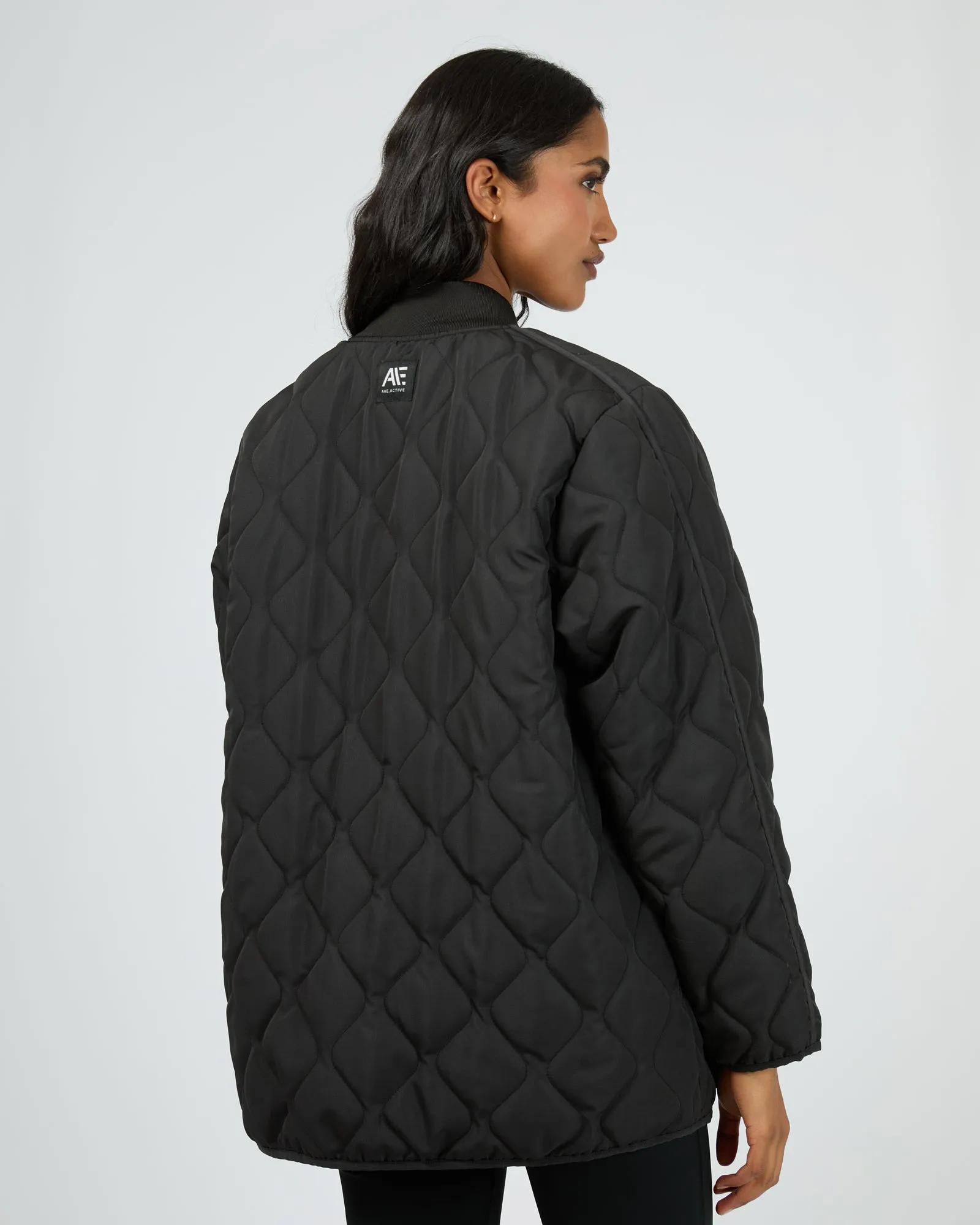 All About Eve Active Quilted Jacket Black