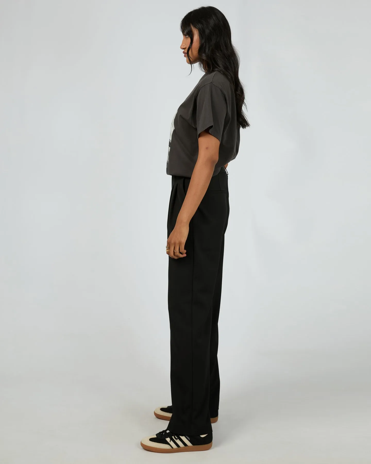 All About Eve Brooklyn Oversized Tee Washed Black