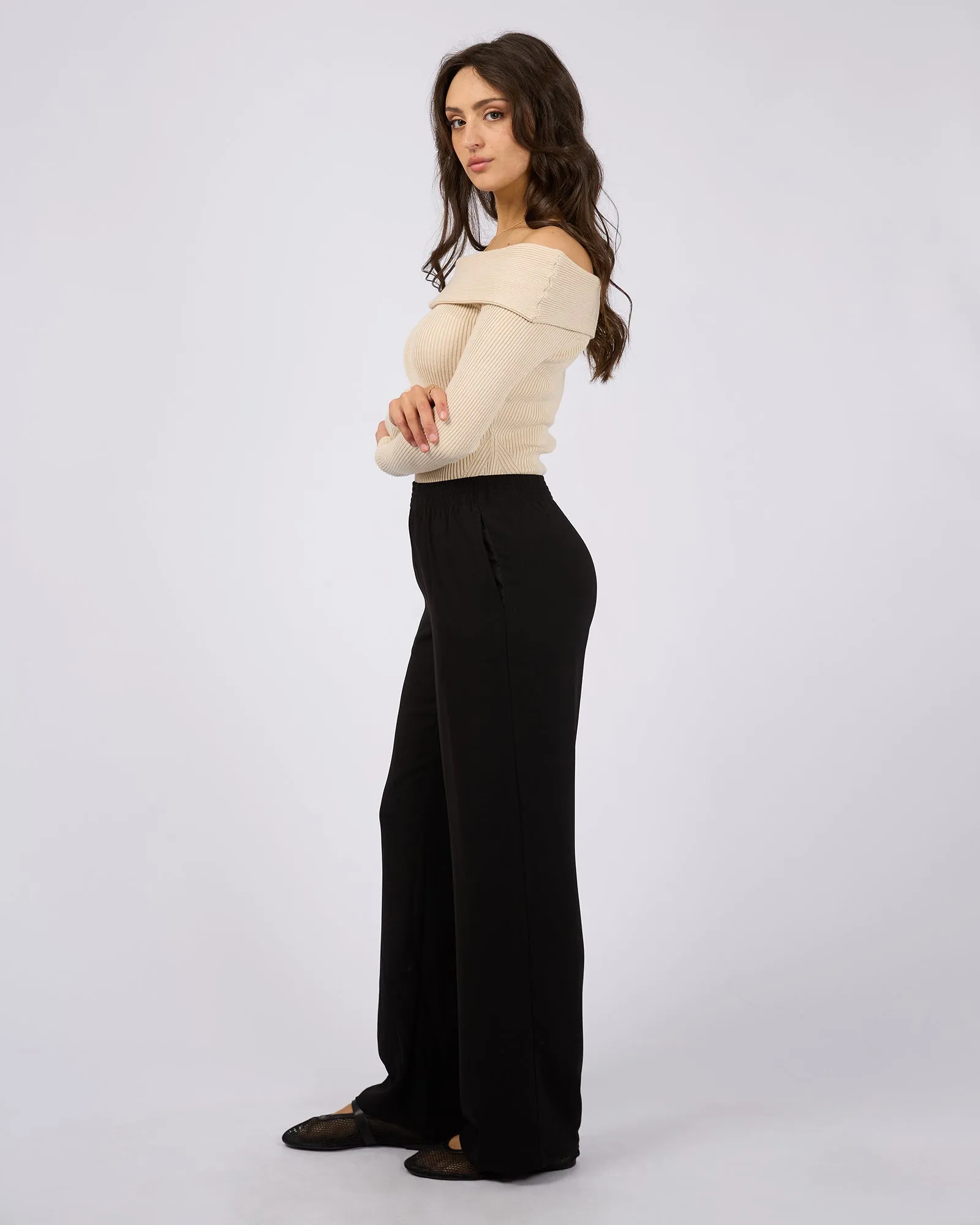 All About Eve Jean Pant Black