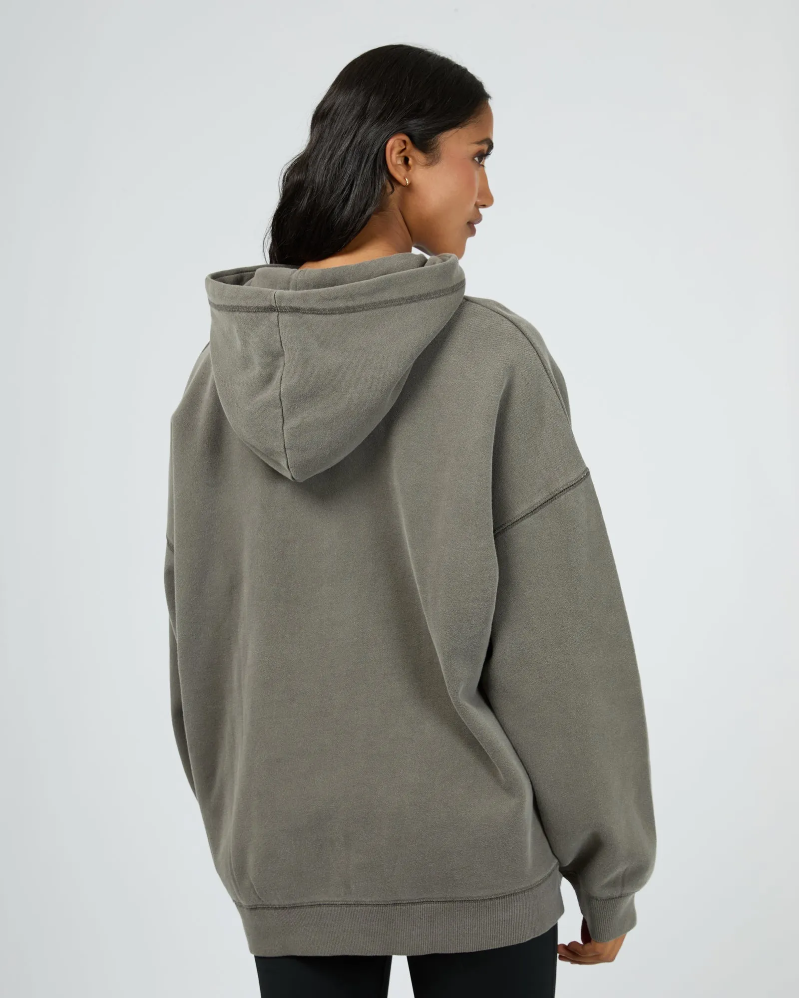 All About Eve Performance Oversized Hoodie Charcoal