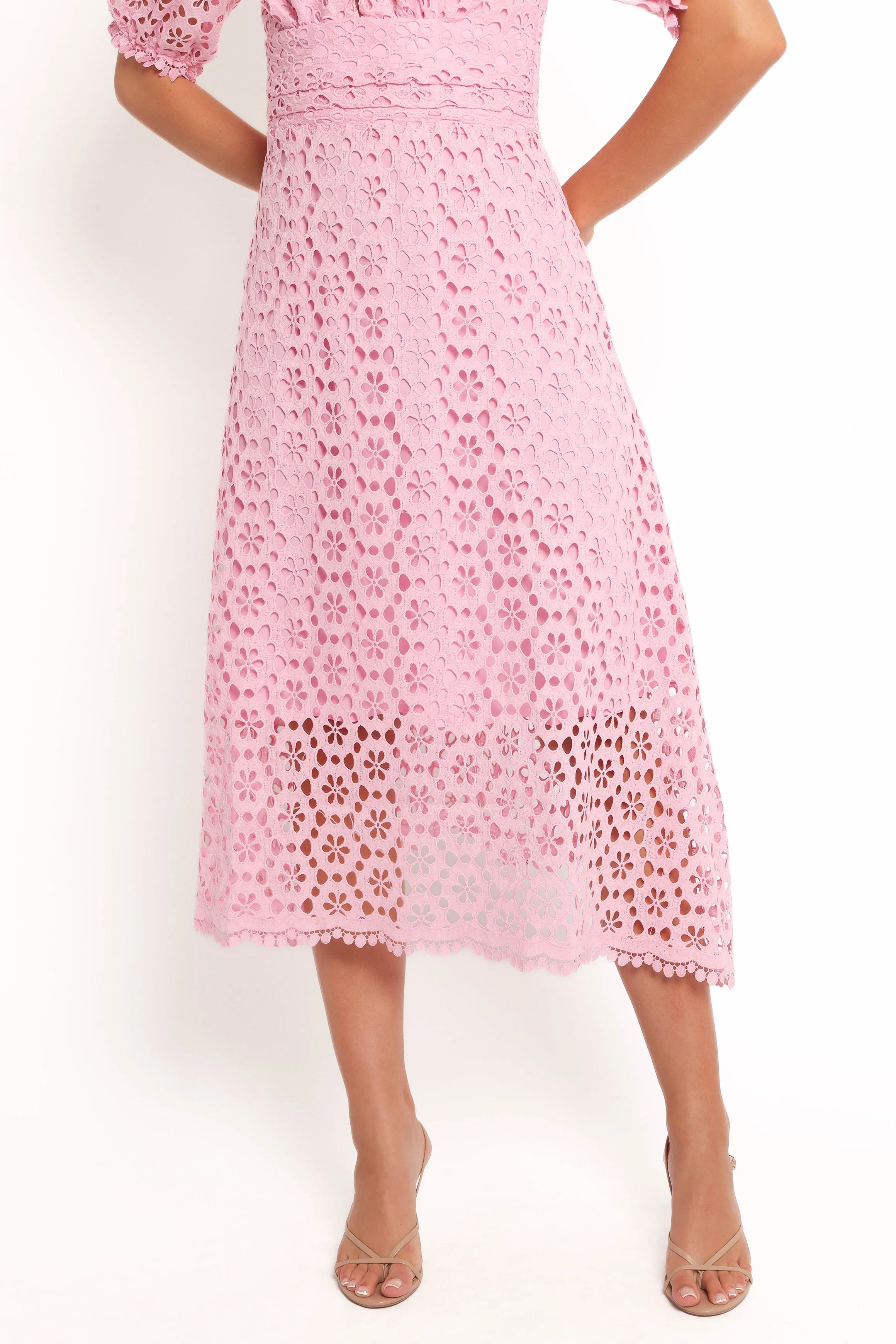 Arlington Midi Dress - Pink