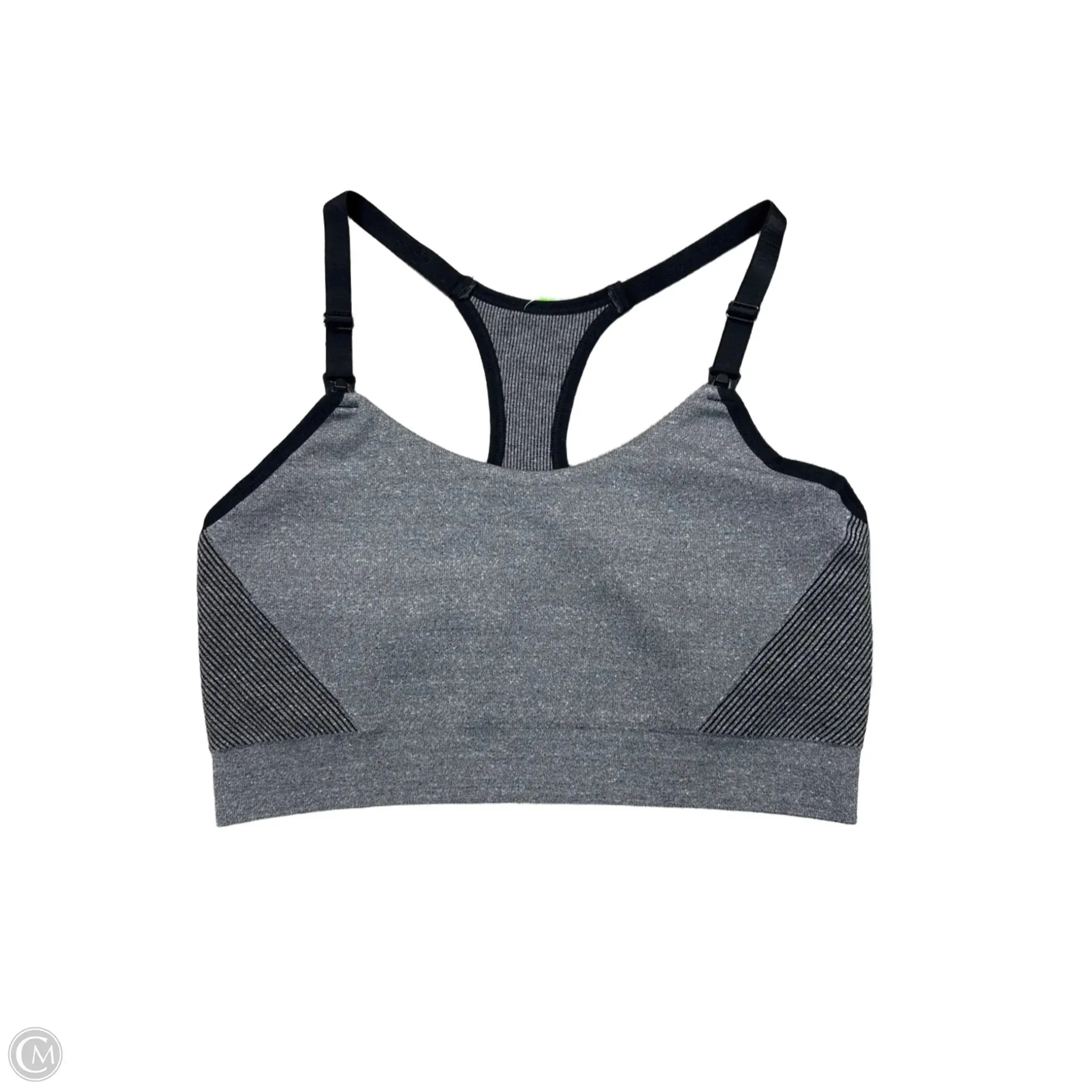 Athletic Bra By Auden In Grey, Size: L
