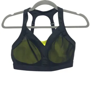Athletic Bra By Fabletics In Black & Yellow, Size:Xs