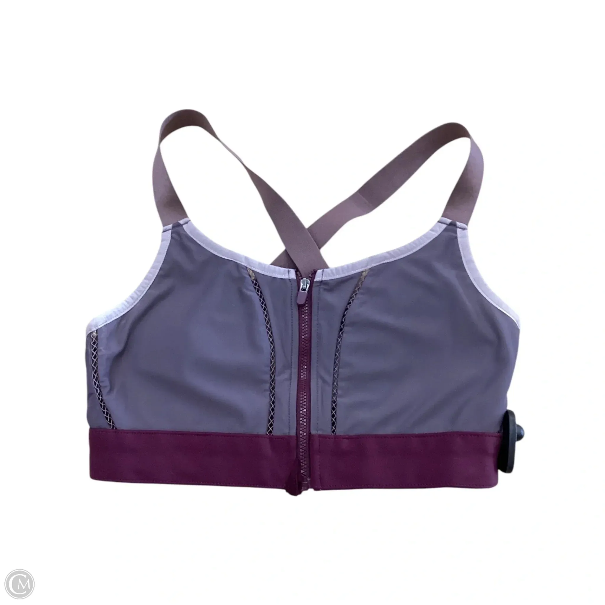 Athletic Bra By Fabletics In Purple, Size: L
