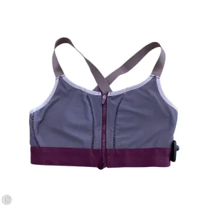 Athletic Bra By Fabletics In Purple, Size: L