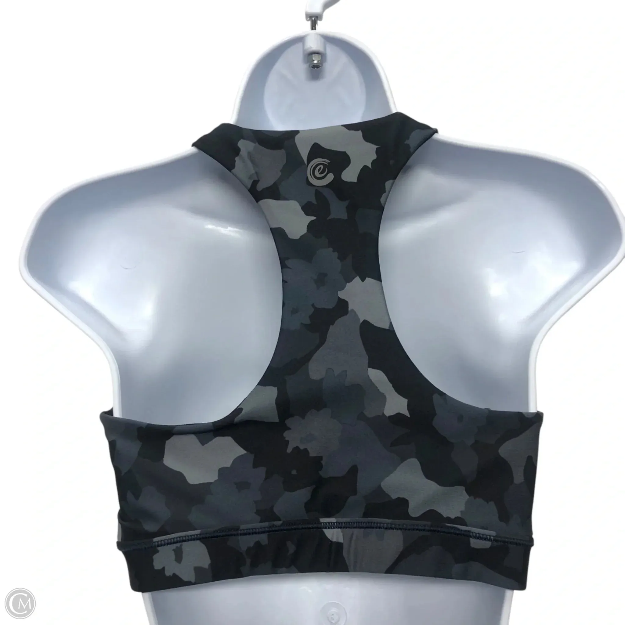 Athletic Bra By Johnny Was In Black & Grey, Size: S