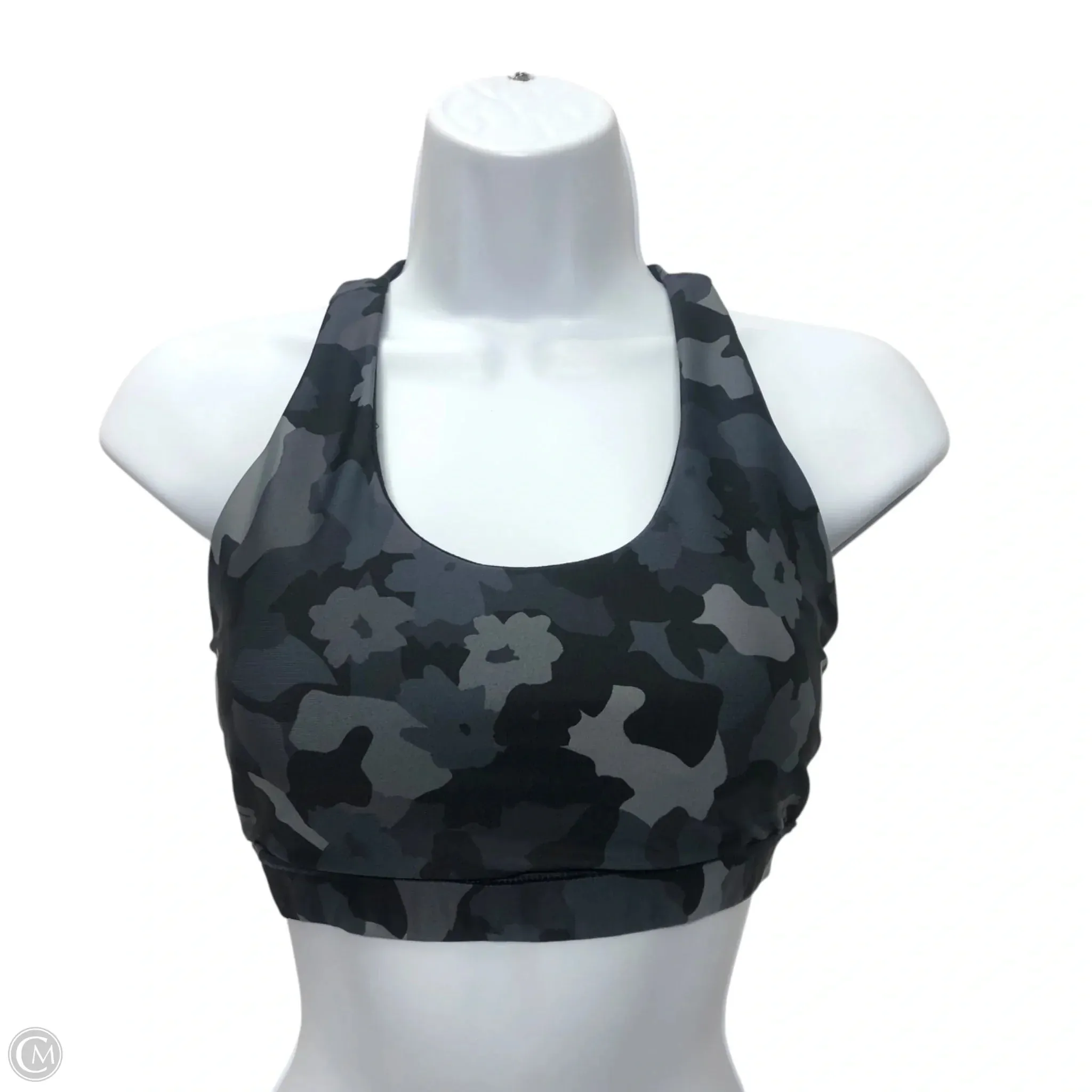 Athletic Bra By Johnny Was In Black & Grey, Size: S