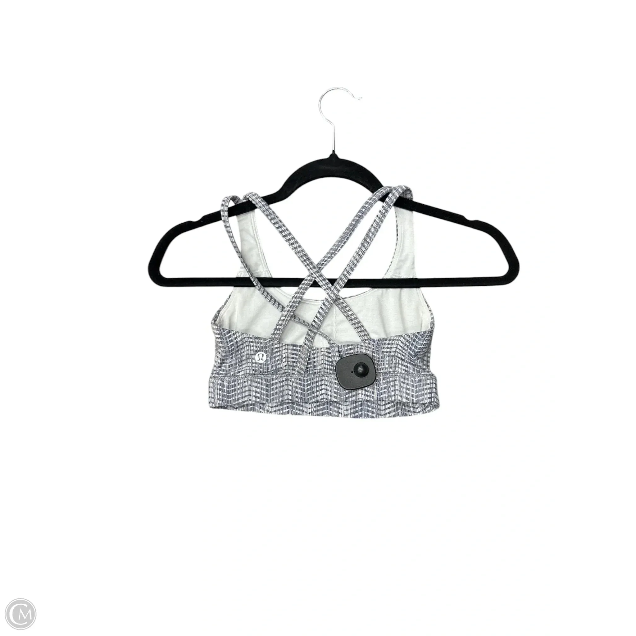 Athletic Bra By Lululemon In Grey, Size: Xs