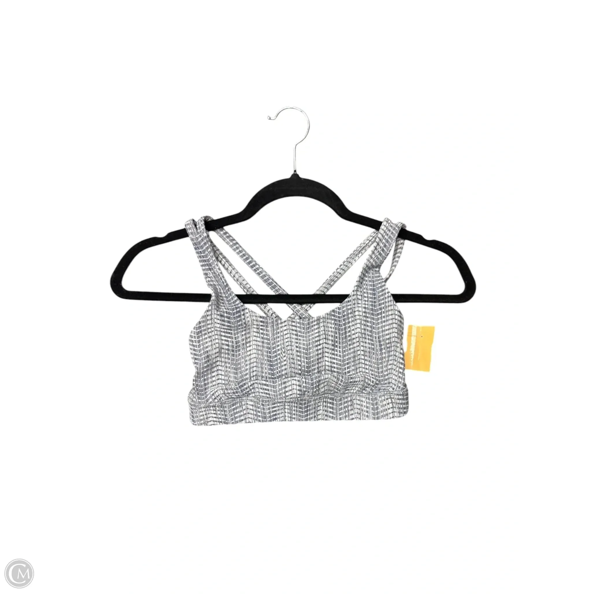 Athletic Bra By Lululemon In Grey, Size: Xs