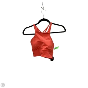 Athletic Bra By Lululemon In Orange, Size: 4