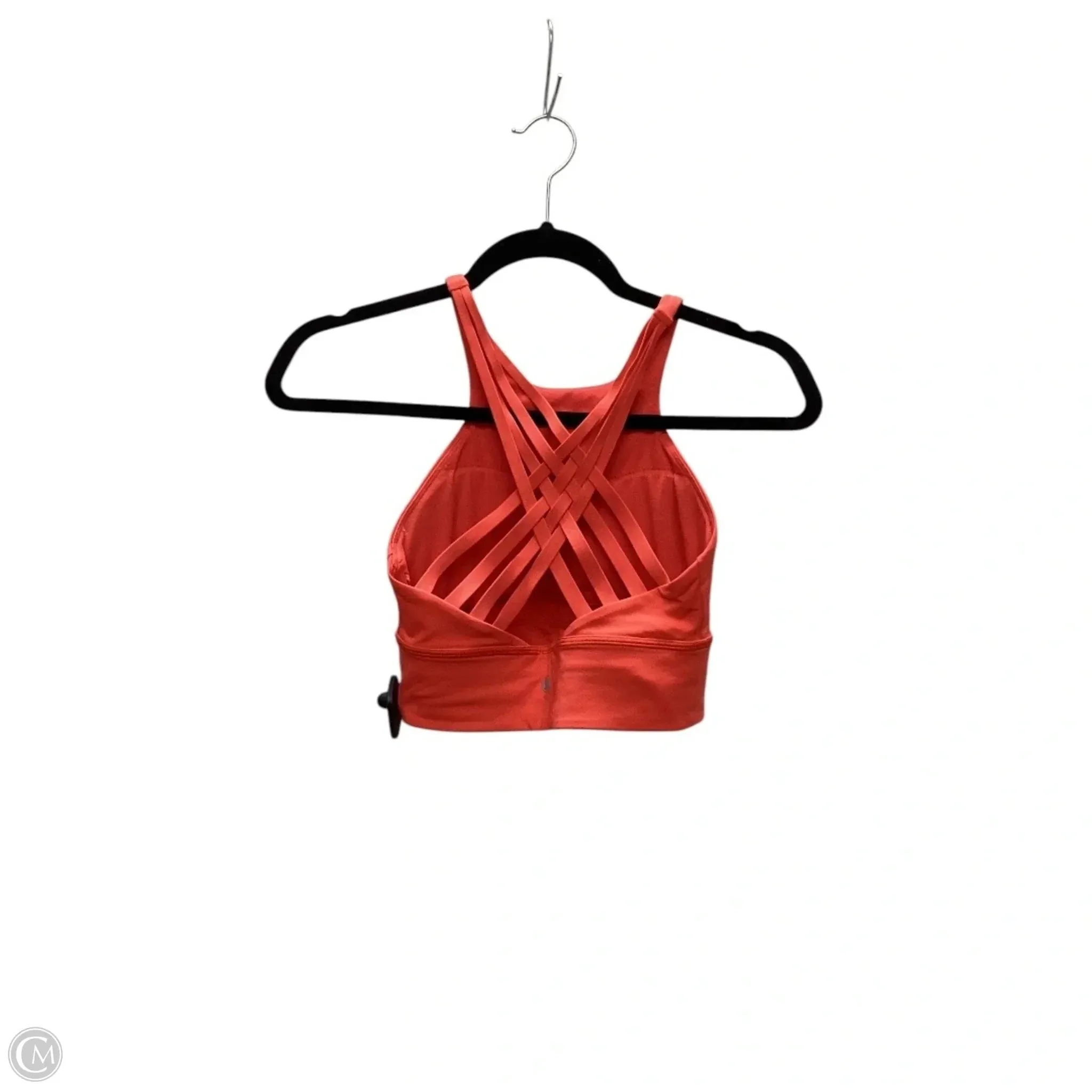 Athletic Bra By Lululemon In Orange, Size: 4