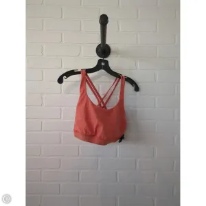 Athletic Bra By Lululemon In Orange, Size: M