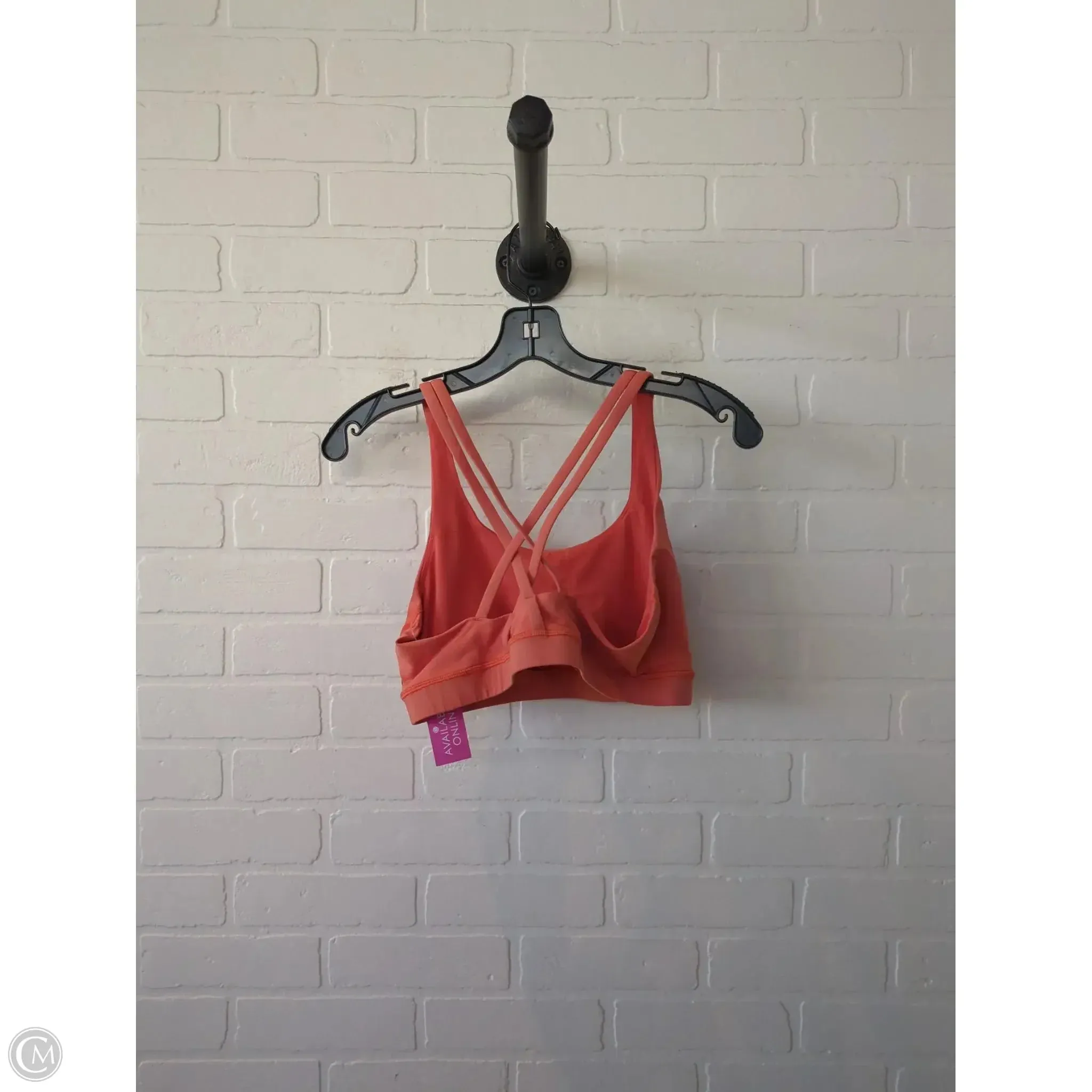 Athletic Bra By Lululemon In Orange, Size: M