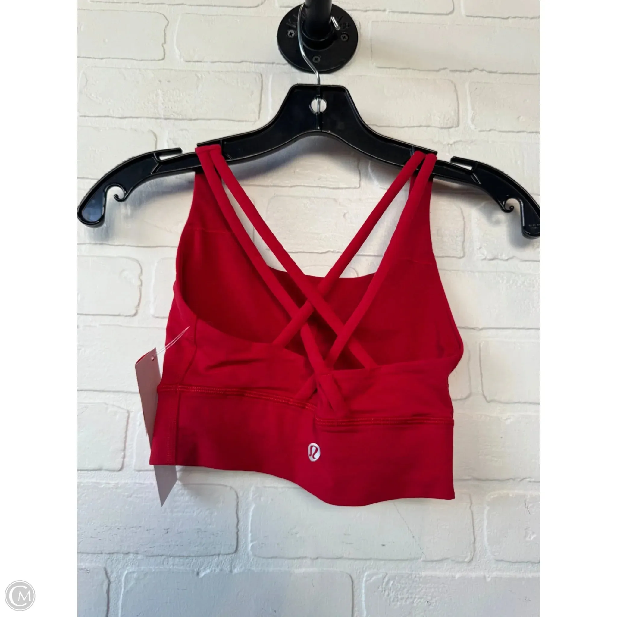 Athletic Bra By Lululemon In Red, Size: Xs