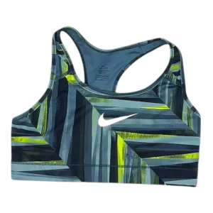 Athletic Bra By Nike Apparel In Blue & Green, Size:M