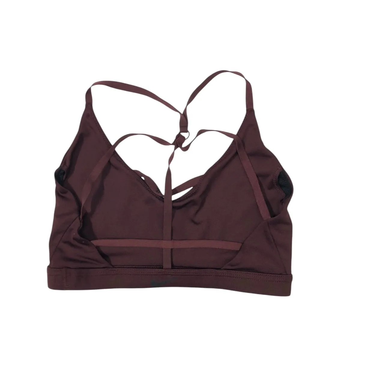 Athletic Bra By Nike Apparel In Maroon, Size:M
