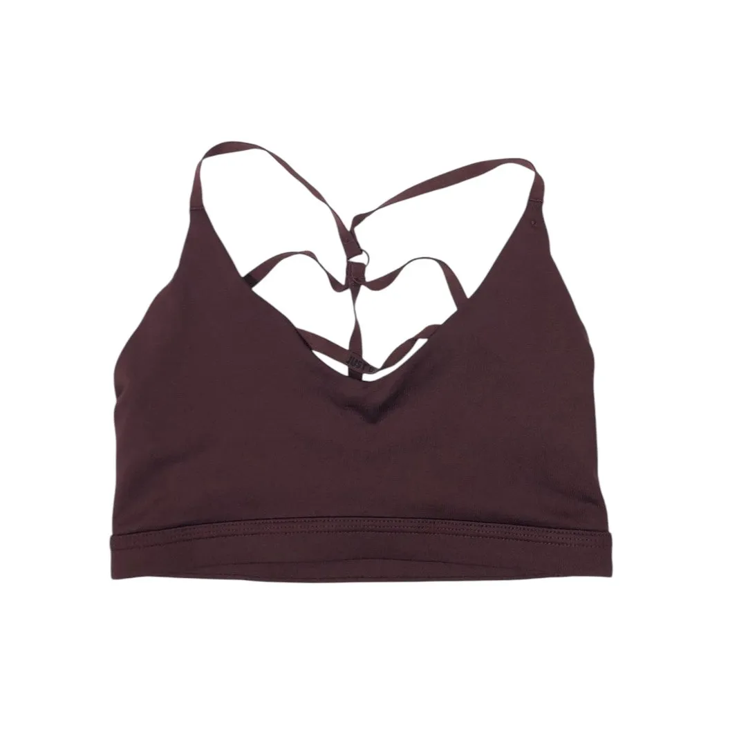Athletic Bra By Nike Apparel In Maroon, Size:M