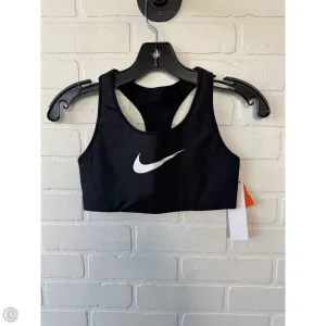 Athletic Bra By Nike In Black, Size: S