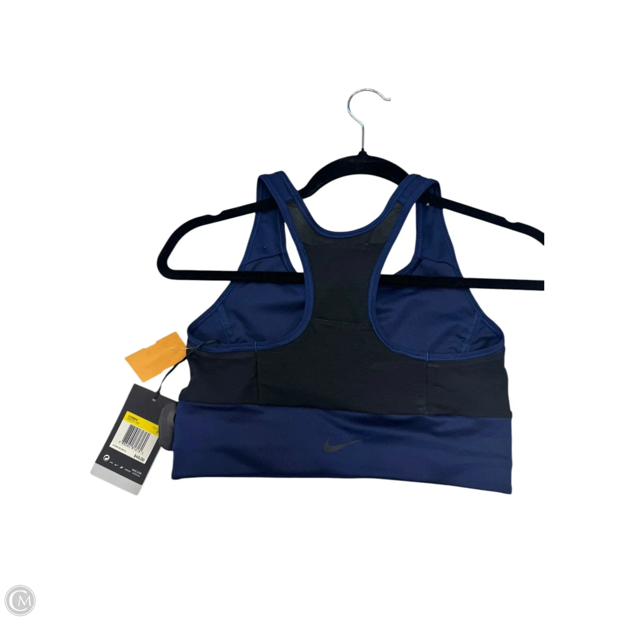 Athletic Bra By Nike In Blue, Size: S