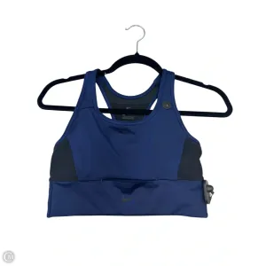 Athletic Bra By Nike In Blue, Size: S