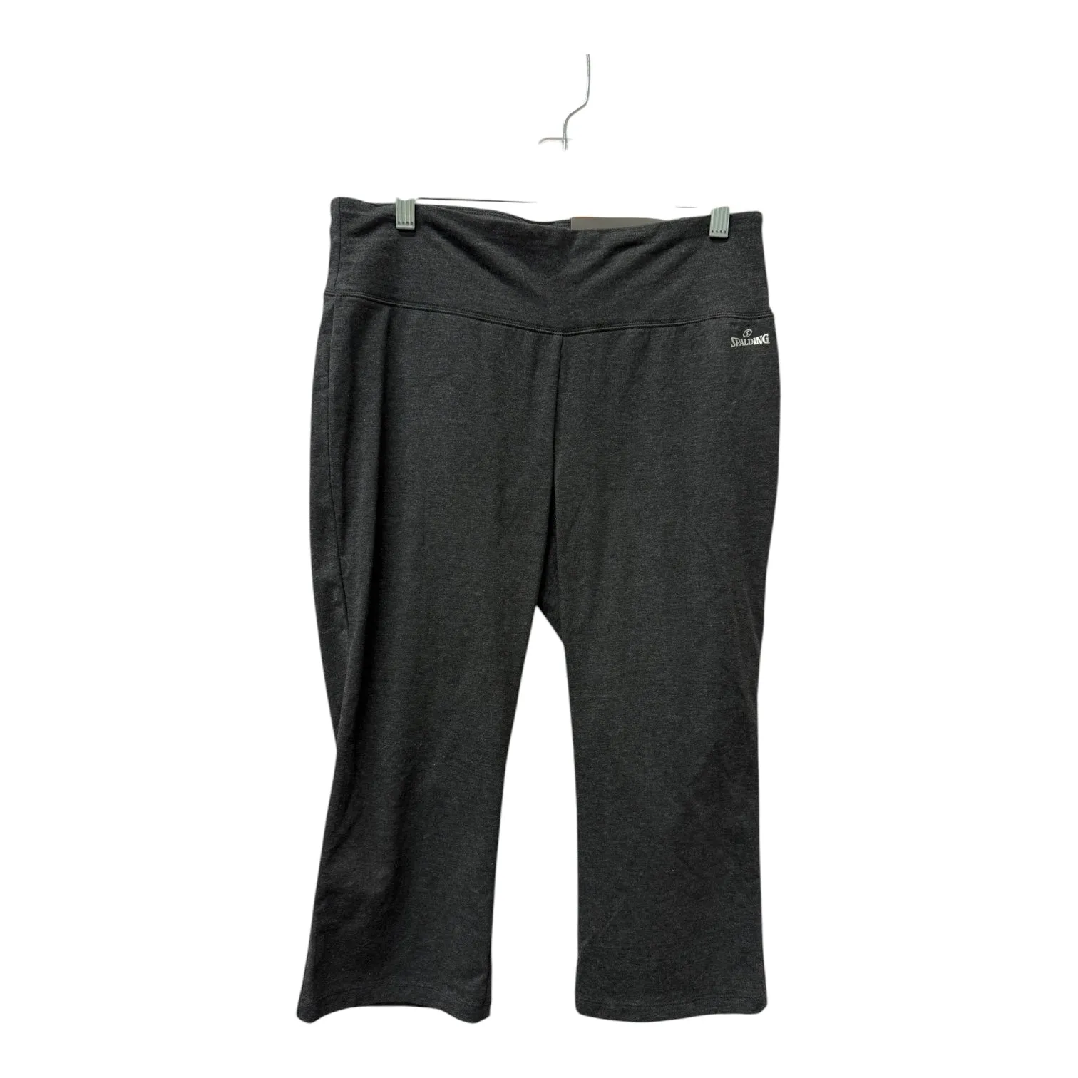 Athletic Capris By Spalding In Grey, Size:L