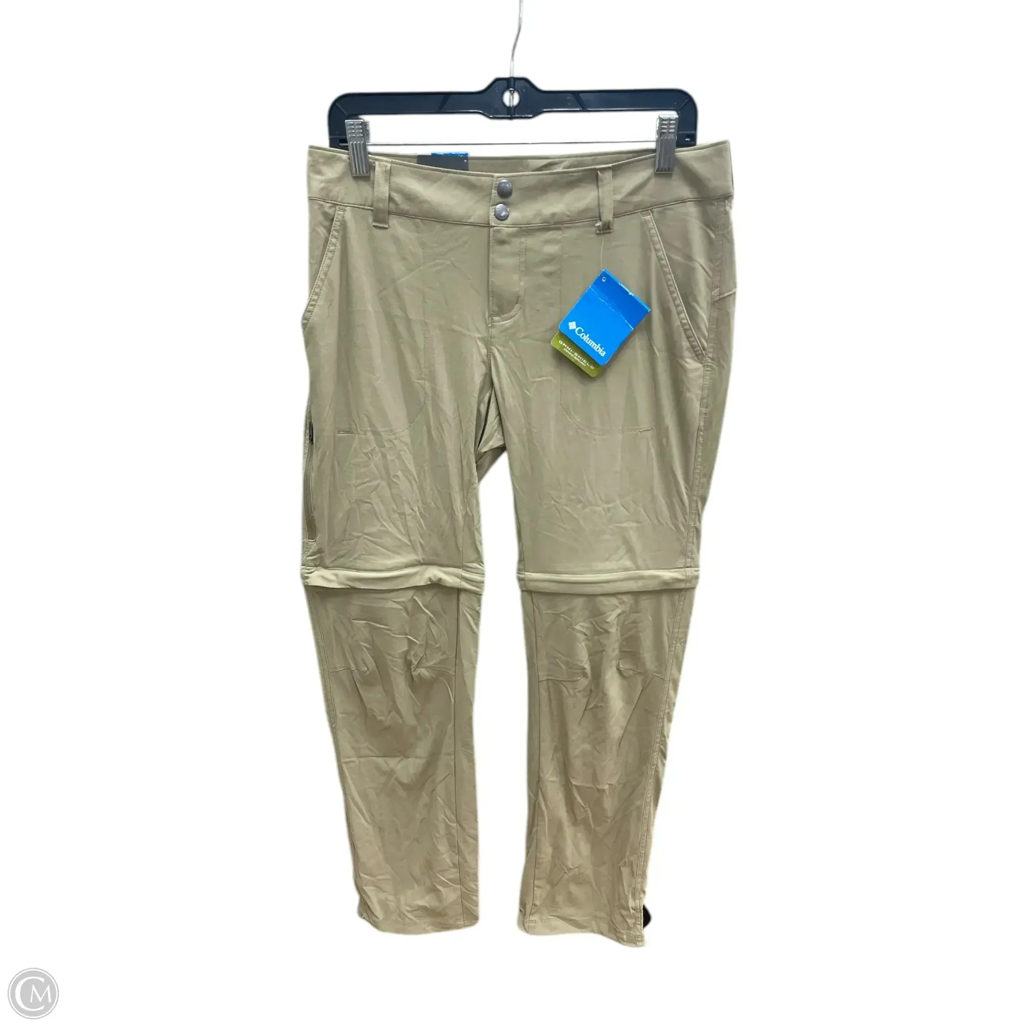 Athletic Pants By Columbia In Tan, Size: 8