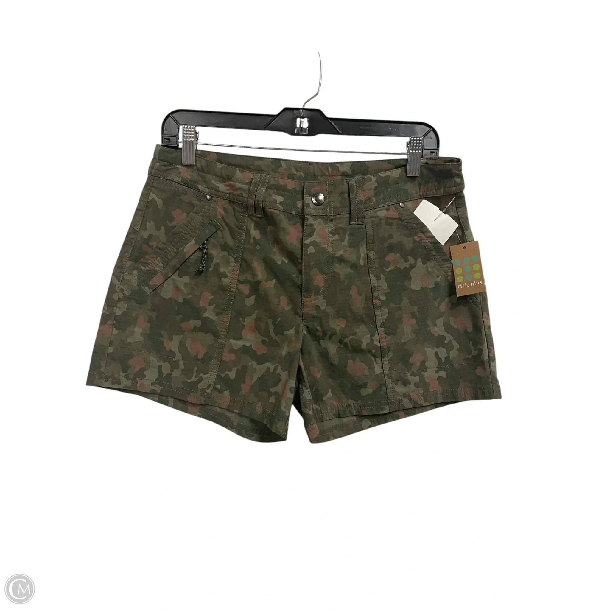 Athletic Shorts By Title Nine In Camoflauge, Size: 6