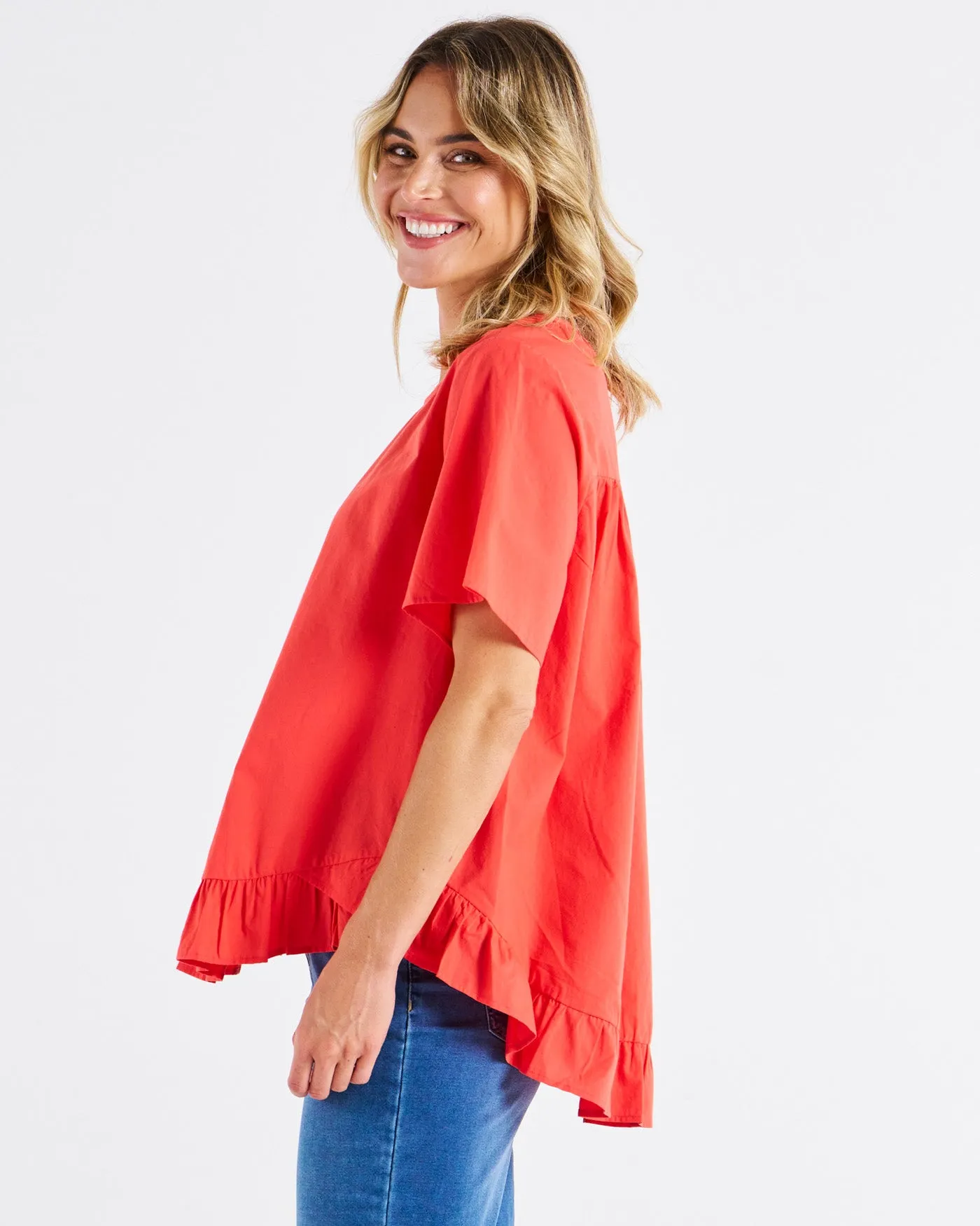 Betty Basics Candice Blouse Watermelon