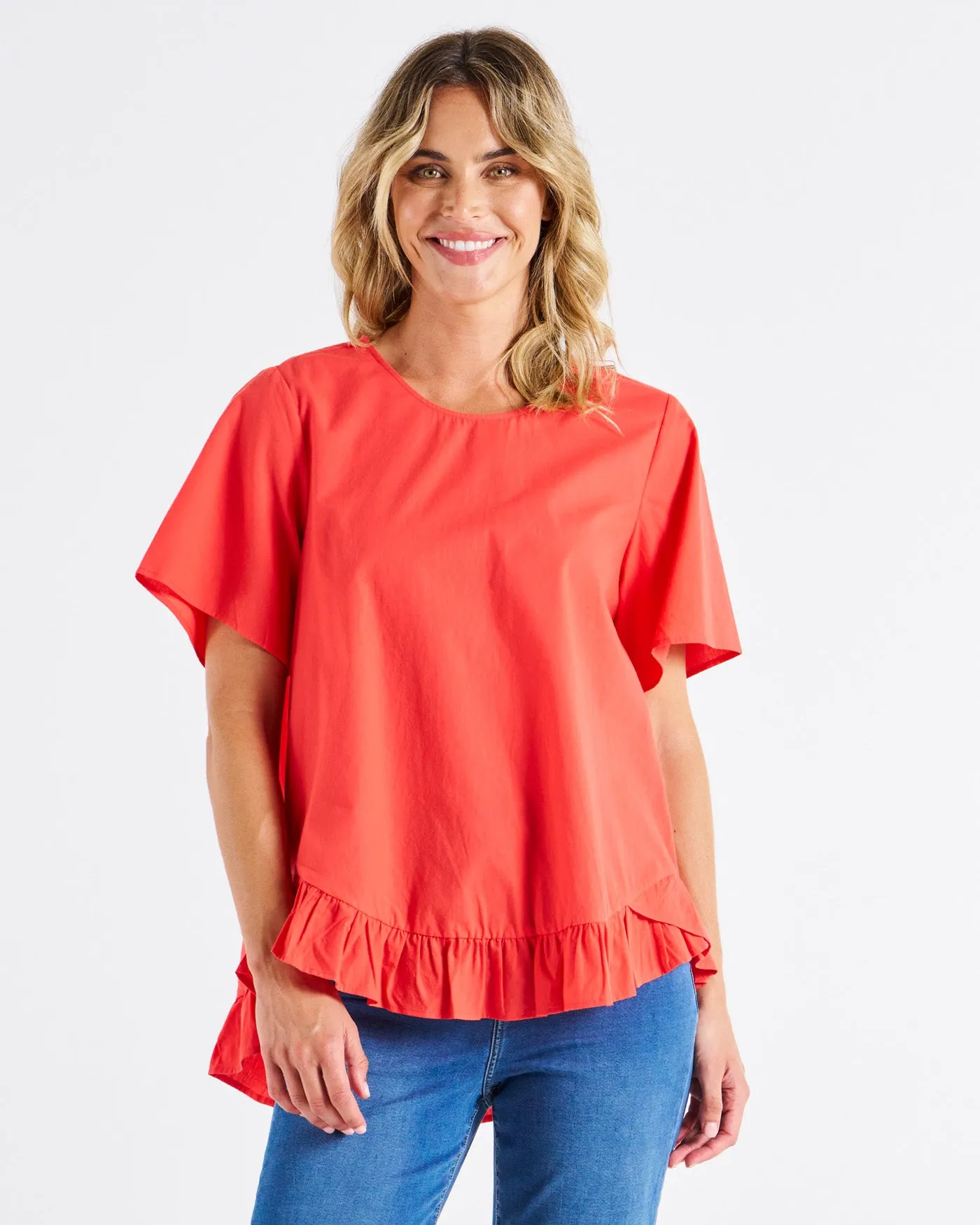 Betty Basics Candice Blouse Watermelon