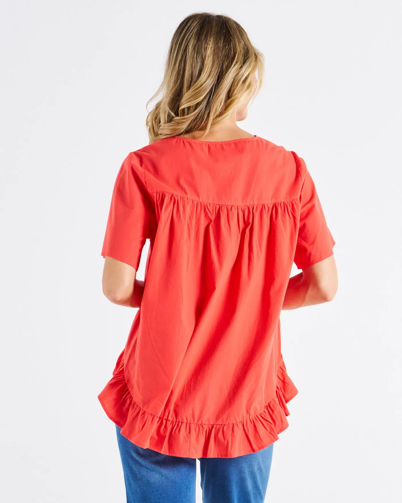 Betty Basics Candice Blouse Watermelon