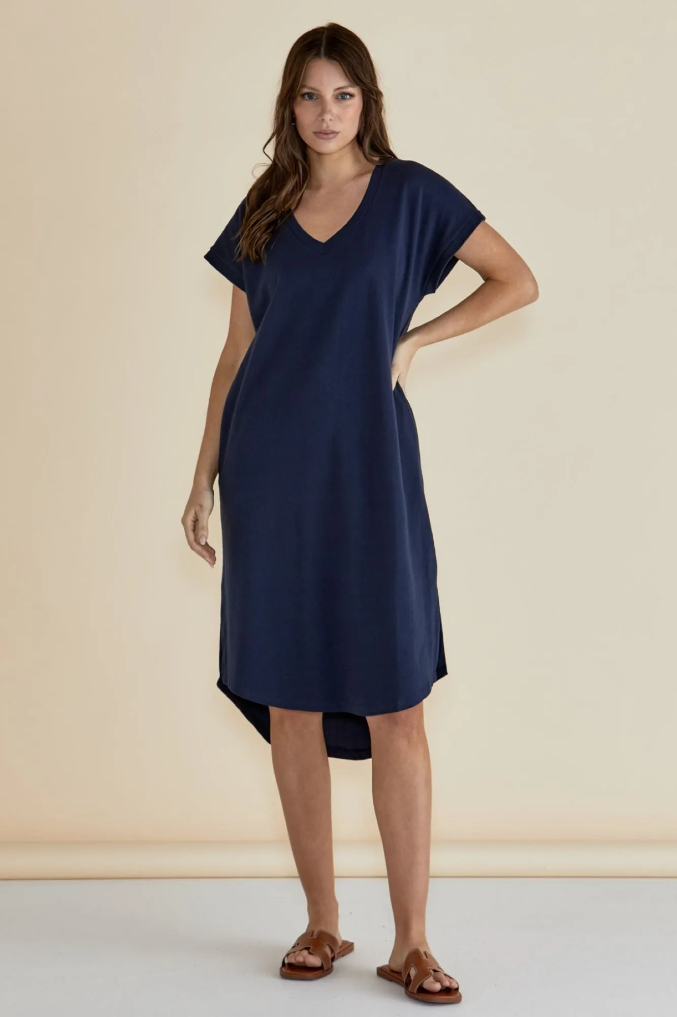 Betty Basics Jolene T-Shirt Dress Navy