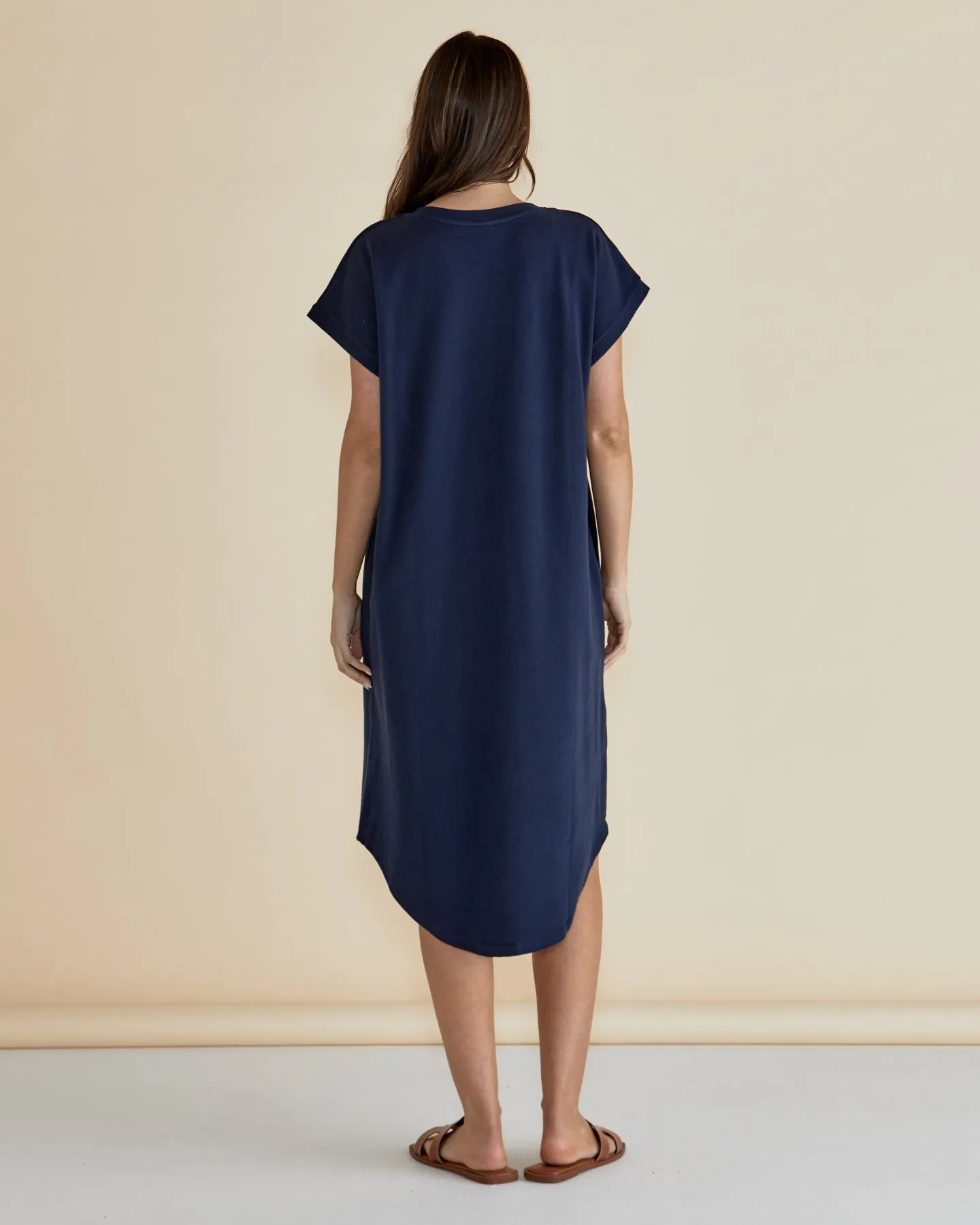 Betty Basics Jolene T-Shirt Dress Navy