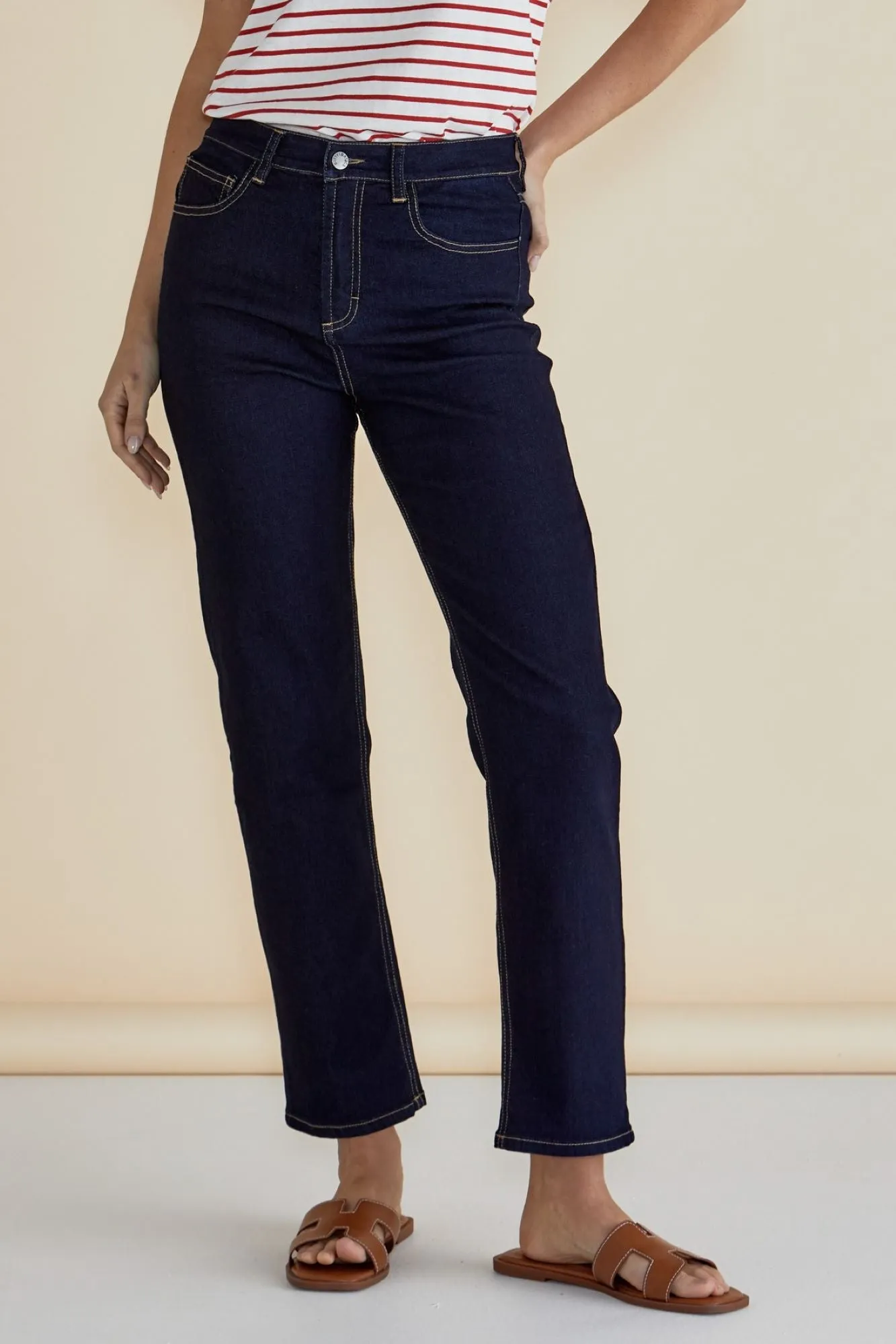 Betty Basics Stella Straight Leg Jeans Indigo