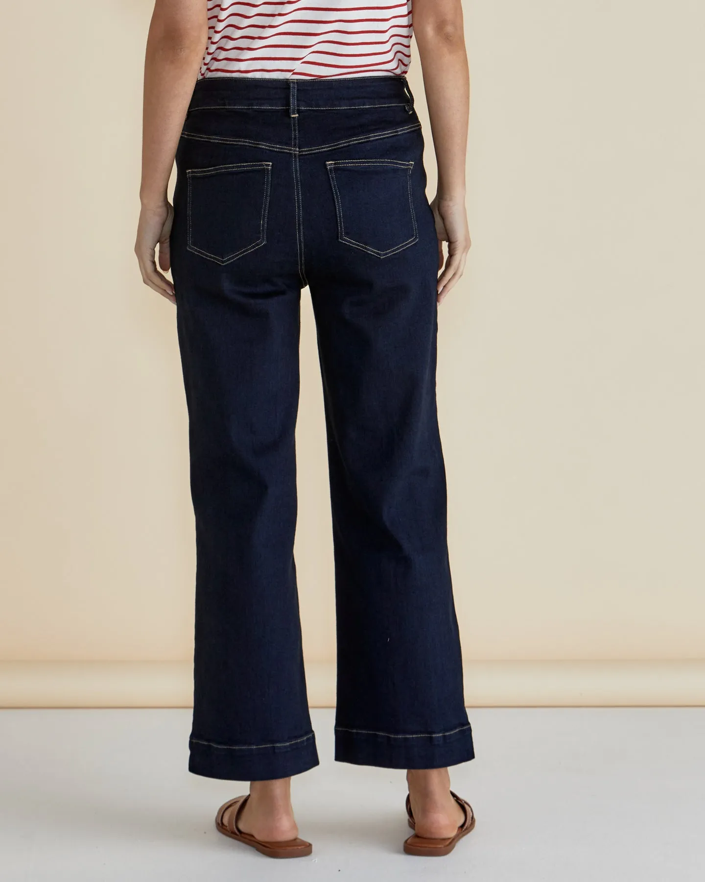 Betty Basics Willow Wide Leg Jean Ink