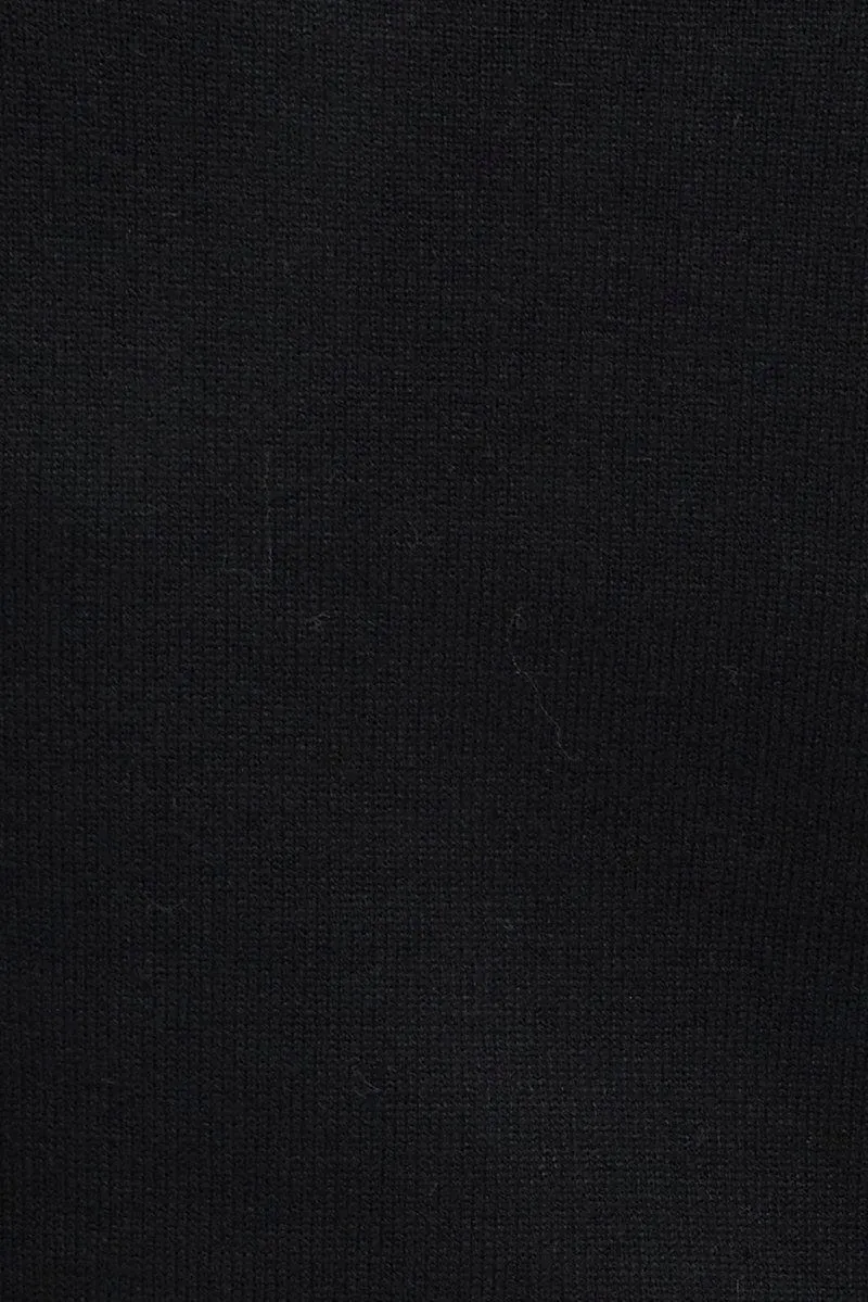 Black Zip up Cardigan