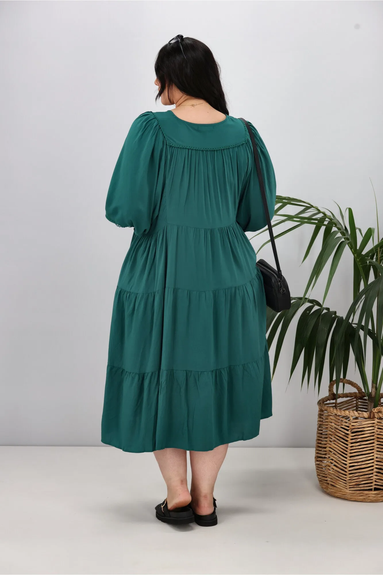 Boho Australia Harley Dress Emerald Green