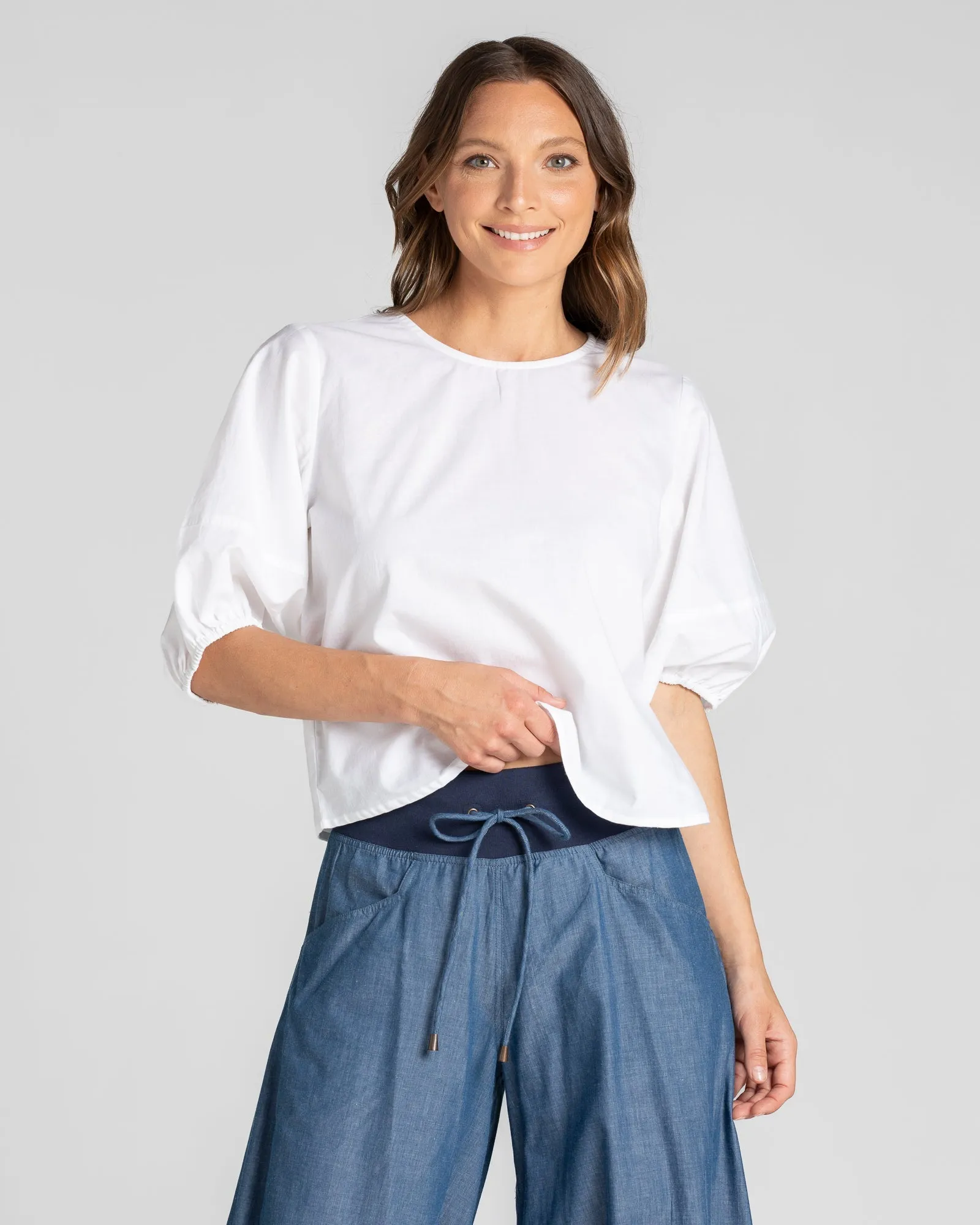 Boom Shankar Guru Pant Blue Chambray