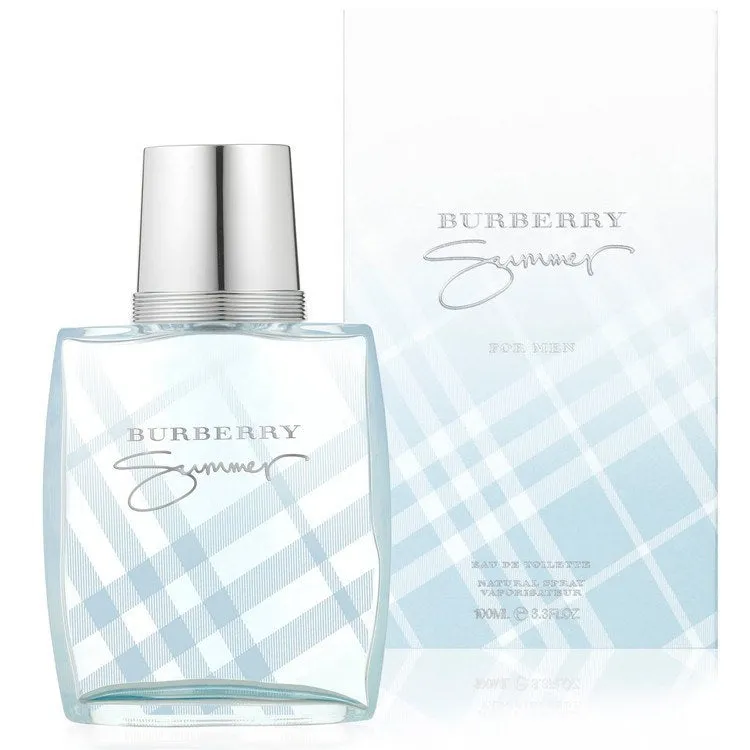 Burrbery Summer 3.4 oz EDT for men