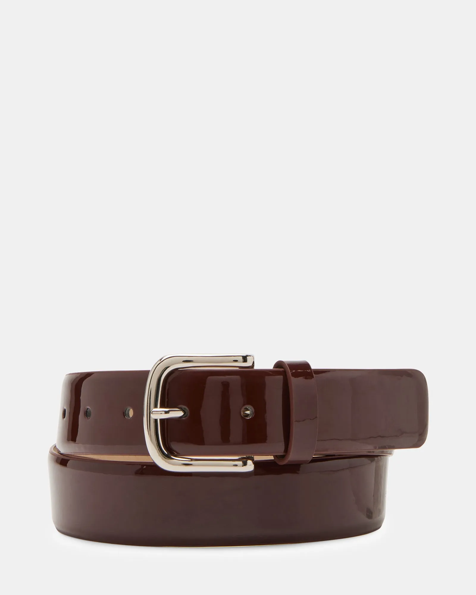 CLASSIC PATENT BELT WINE