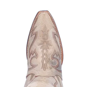 Dan Post Womens Silvie Bone Leather Fashion Boots 6.5 M