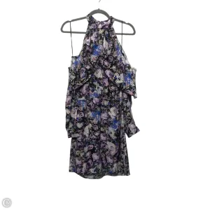 Dress Casual Short By Parker In Blue & Purple, Size: M