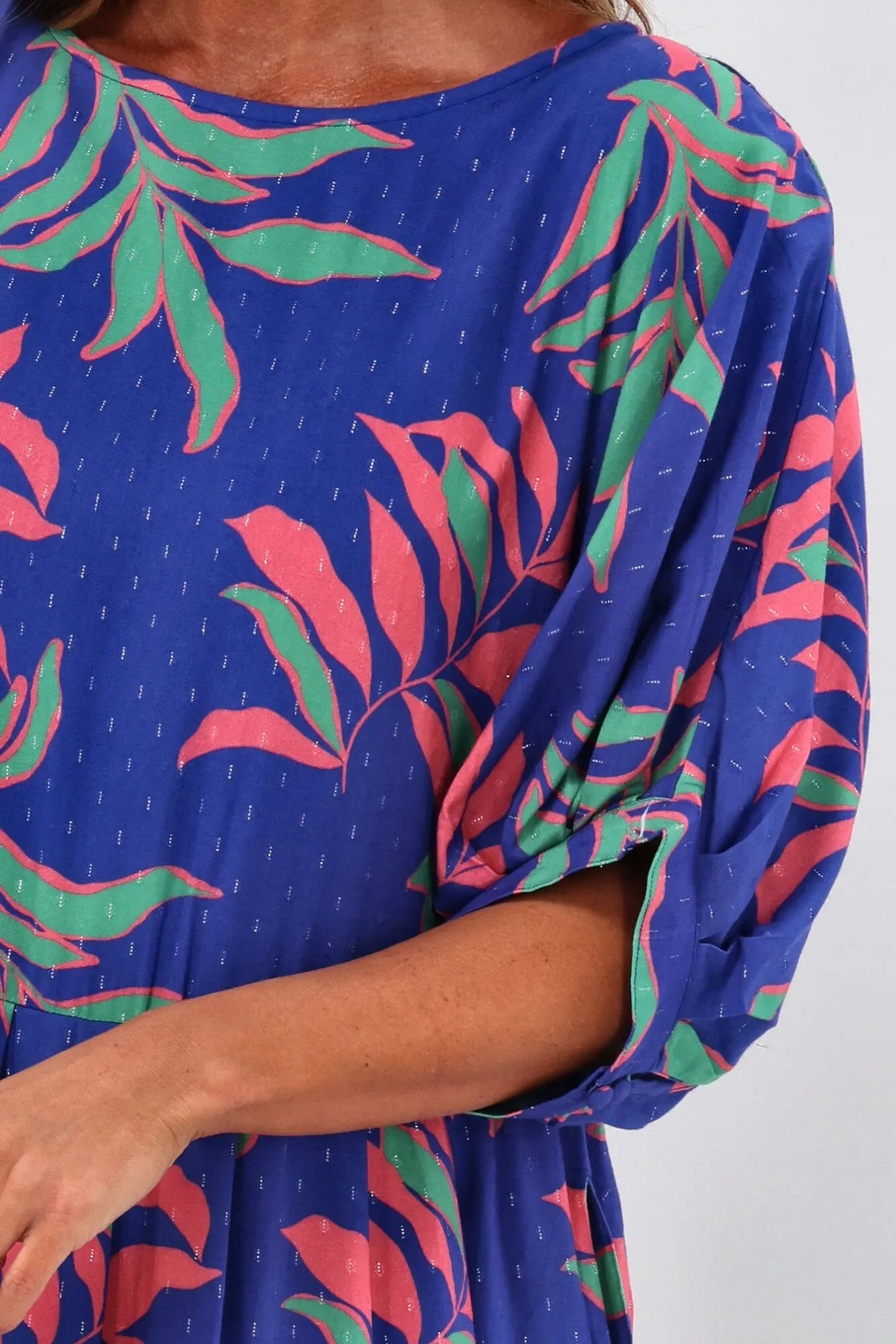 Elm Leilani Dress Lani Tropical Print