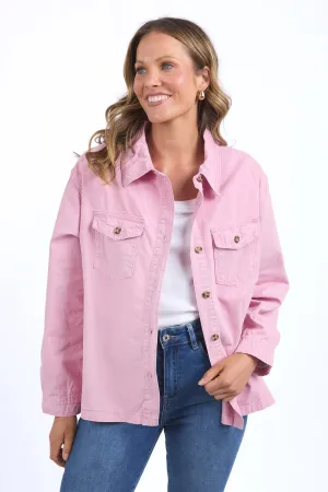 Elm Lucy Denim Jacket Soft Pink