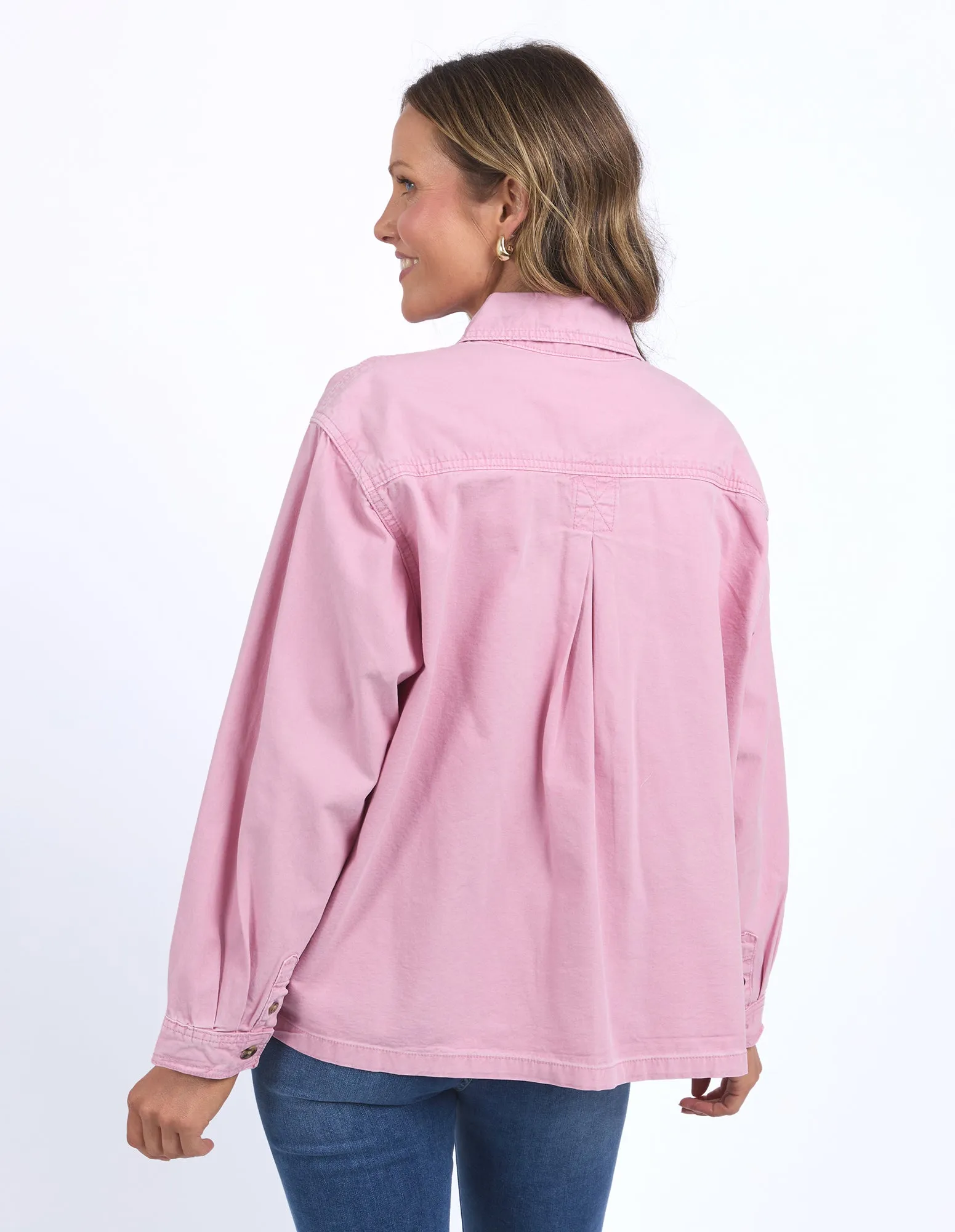 Elm Lucy Denim Jacket Soft Pink