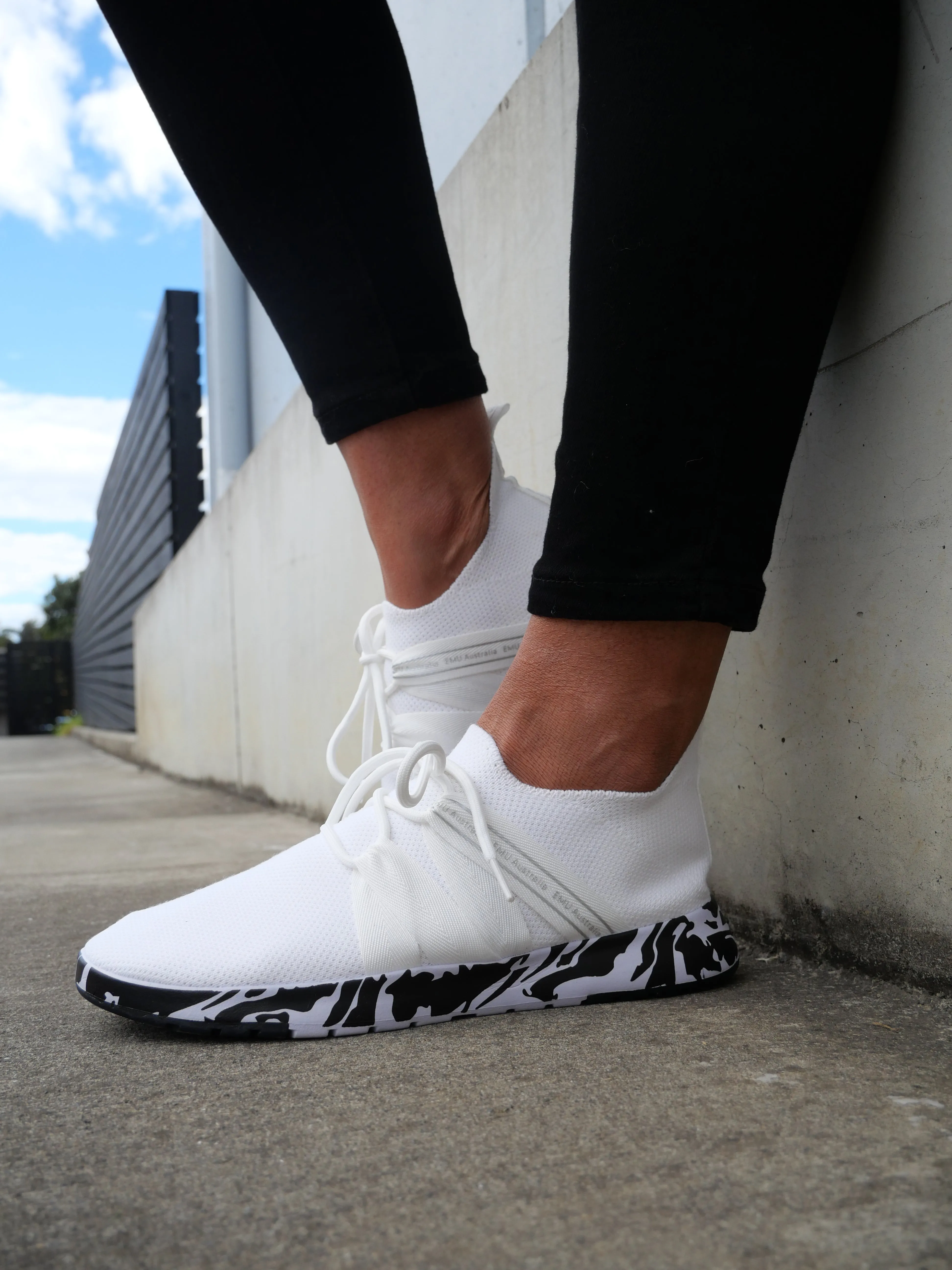 Emu Leura Swirl Sneaker White