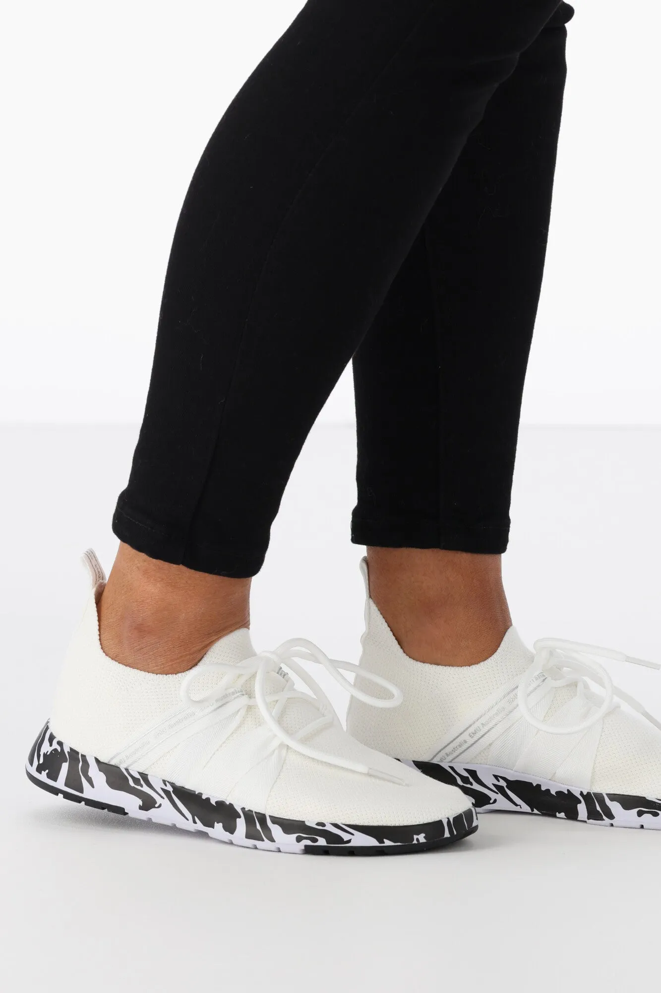 Emu Leura Swirl Sneaker White