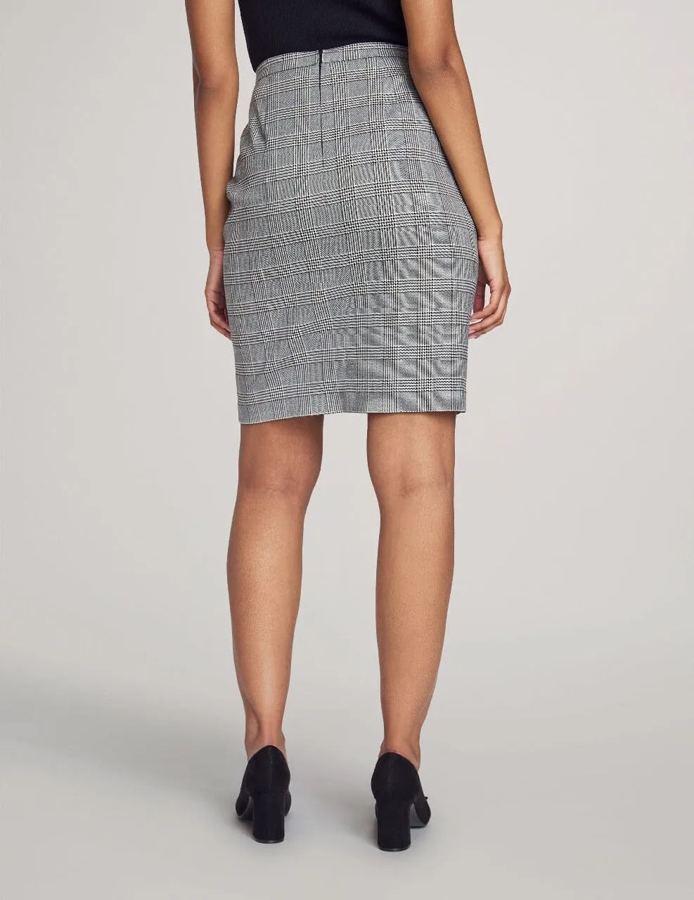 Executive Collection Plaid Jacket with Skirt- Sale