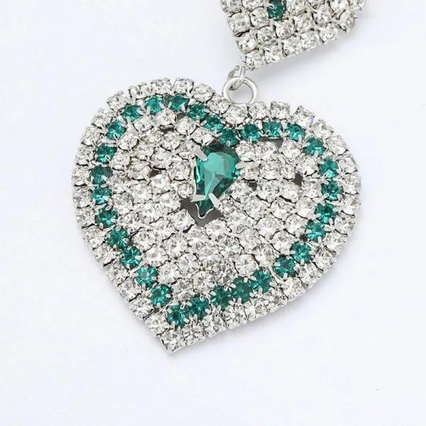 Fashion Elegant Sweet And Versatile Multi-layer Love Hart Earrings